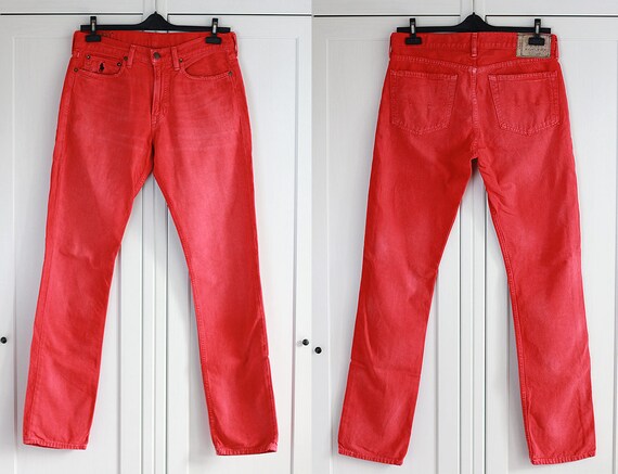 ralph lauren red jeans