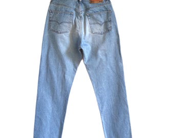 90's Vintage Diesel Blue Denim Men Jeans Size W32 L34 Made In Italy