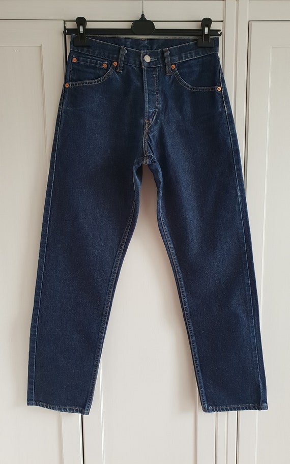 Vintage Levi's 522 Jeans High Rise Blue Denim Men Women - Etsy