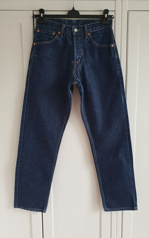 Vintage Levi's 522 Jeans High Rise Blue Denim Men Women - Etsy