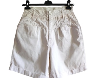 80s Vintage Jordache Bermuda Shorts High Rise Women Oldschool Shorts Size M