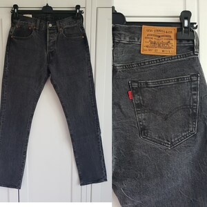 Vintage Levis 501 Jeans Black Denim Justin Timberlake Women Men Size W29 L32 29 X 32 Levi s Jeans Etsy UK