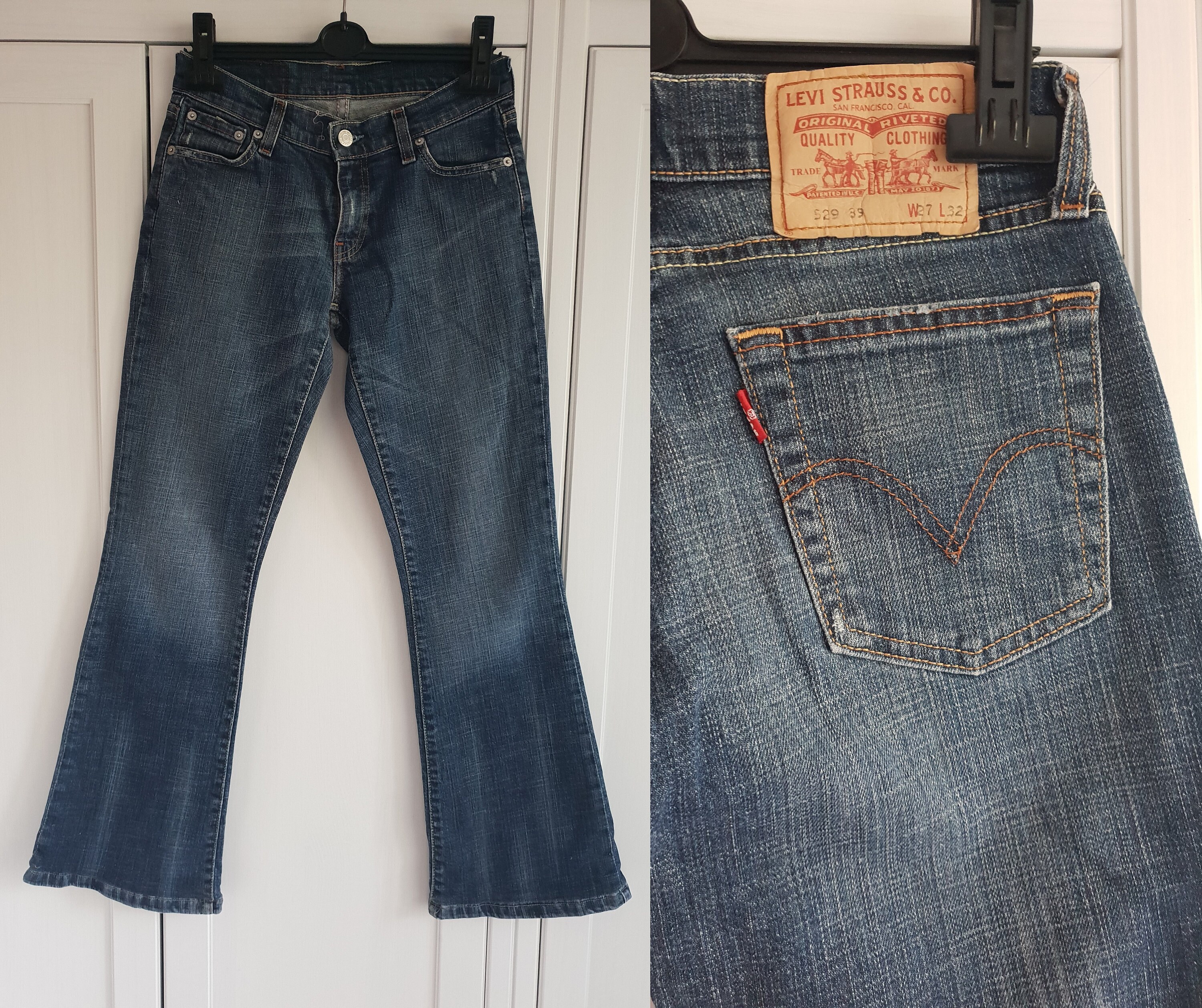 Vintage Levis 529 Blue Bell Levi's Denim Etsy