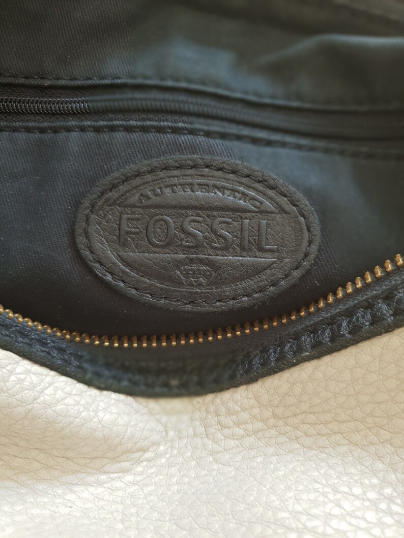 Fossil Crossbody Bag Vintage Women Girl Brown Beige Fossil Bag Etsy