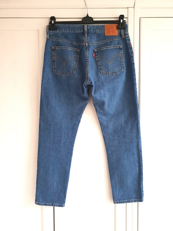 Vintage Levis 501 CT Jeans Blue Denim Mid Rise Bo… - image 6