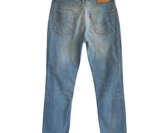 Vintage Levis 504 Jeans: Blue Denim, Straight Leg, W31/32 L32 - Etsy