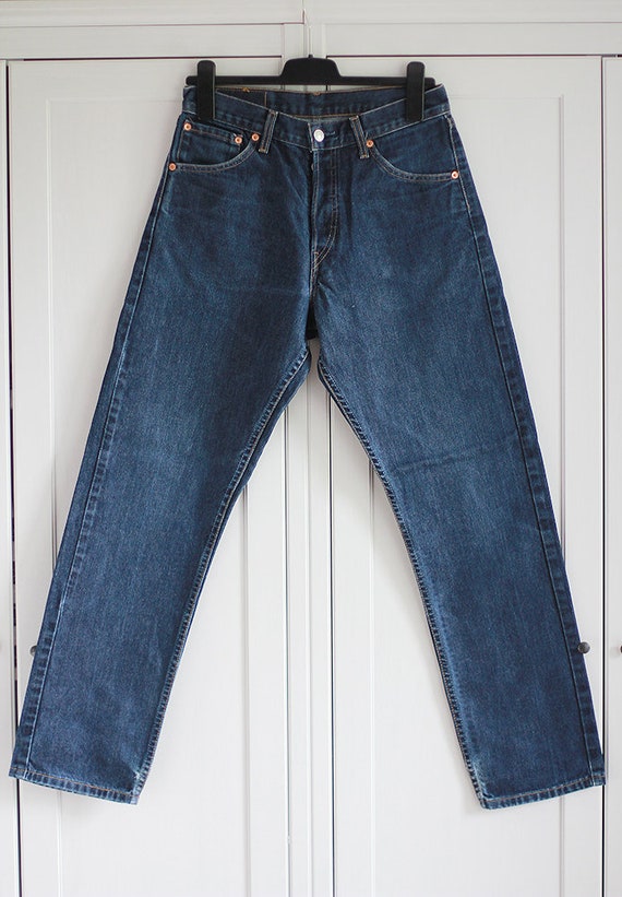 Vintage 522 Jeans Blue Men Women Waist Levi's Etsy