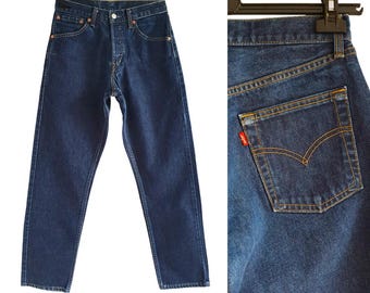 Vintage Levis 504 Jeans: Blue Denim, Straight Leg, W31/32 L32 - Etsy