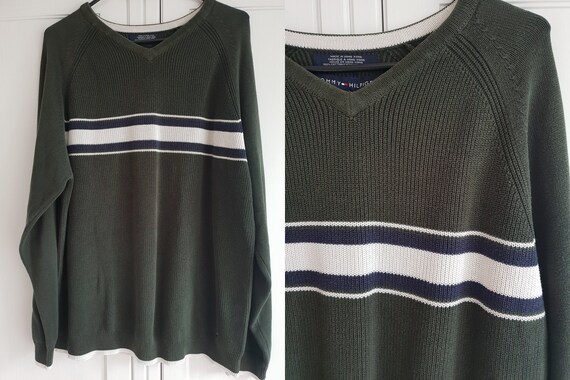 tommy hilfiger sweater green