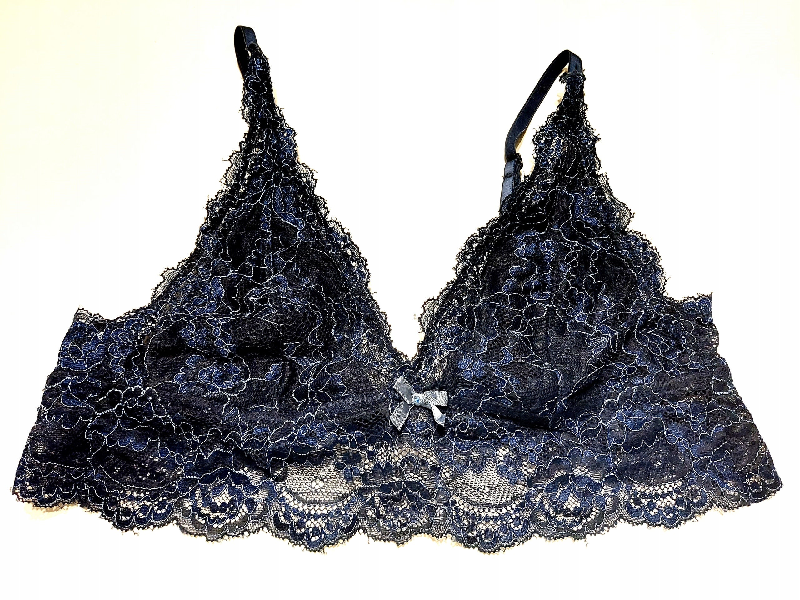 Pastunette Vintage Black Lace Bra Size 75B/34B See Through Lace Bralette  Womens Lingerie Black Sheer Bra Non Wired Non Padded Soft Satin Bra -   Norway