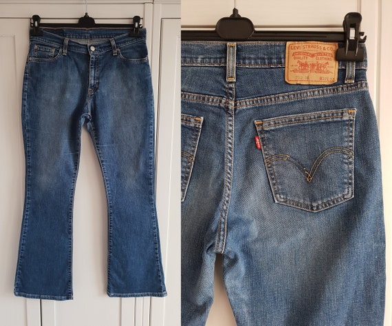 Buy Vintage Levis 750 Jeans Blue Denim Bell Bottom Zip Levi's Online in  India - Etsy