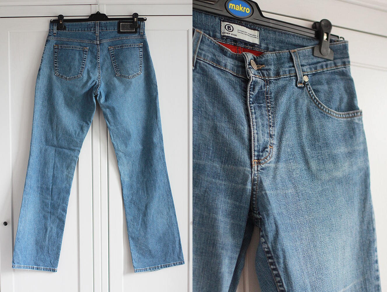 Vintage Bogner Jeans Blue Denim Men Women Jeans Pants Size W32 - Etsy Norway