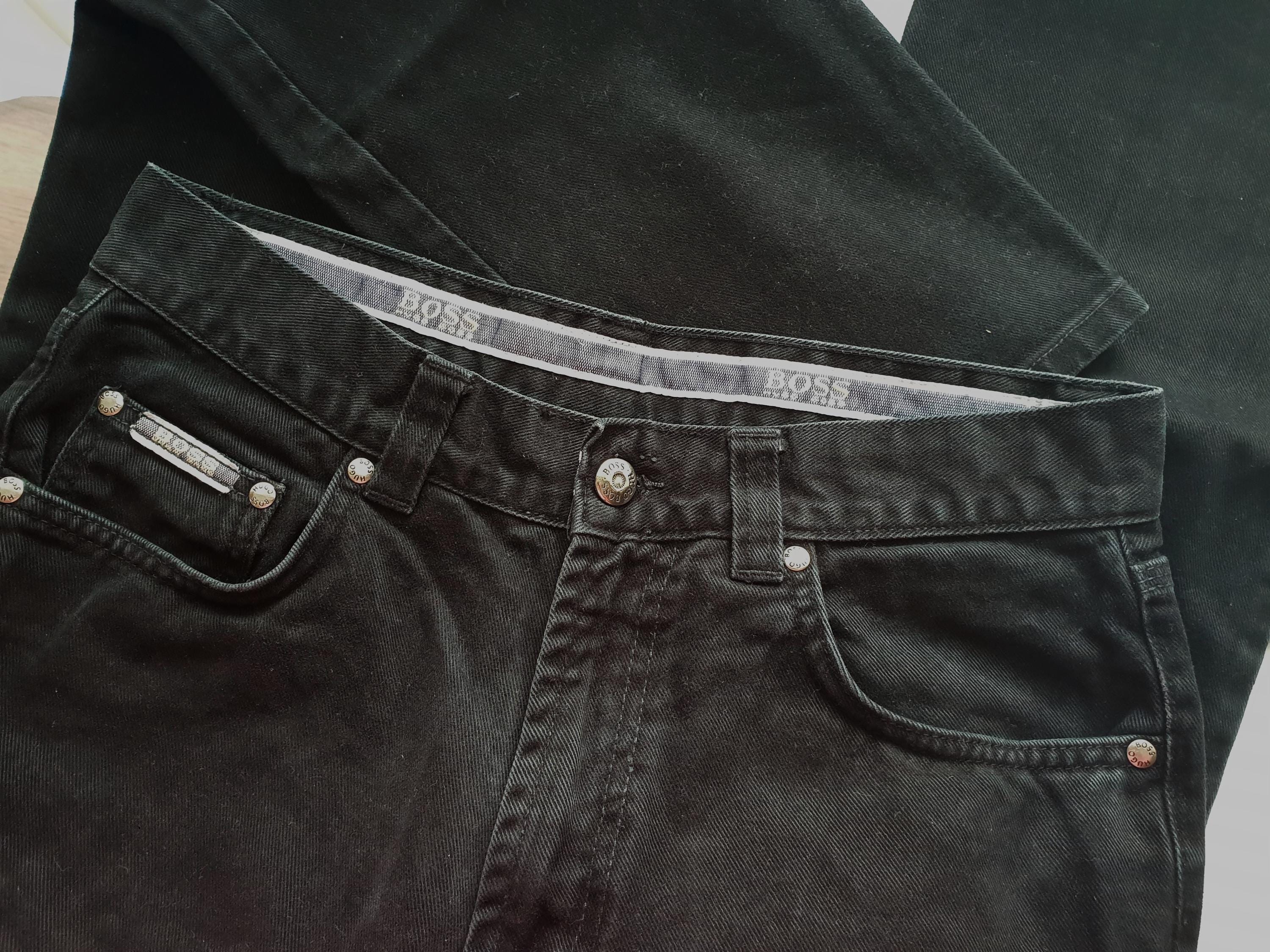 Hugo Boss Black Jeans , Vintage Black Denim Hugo Boss Alabama 