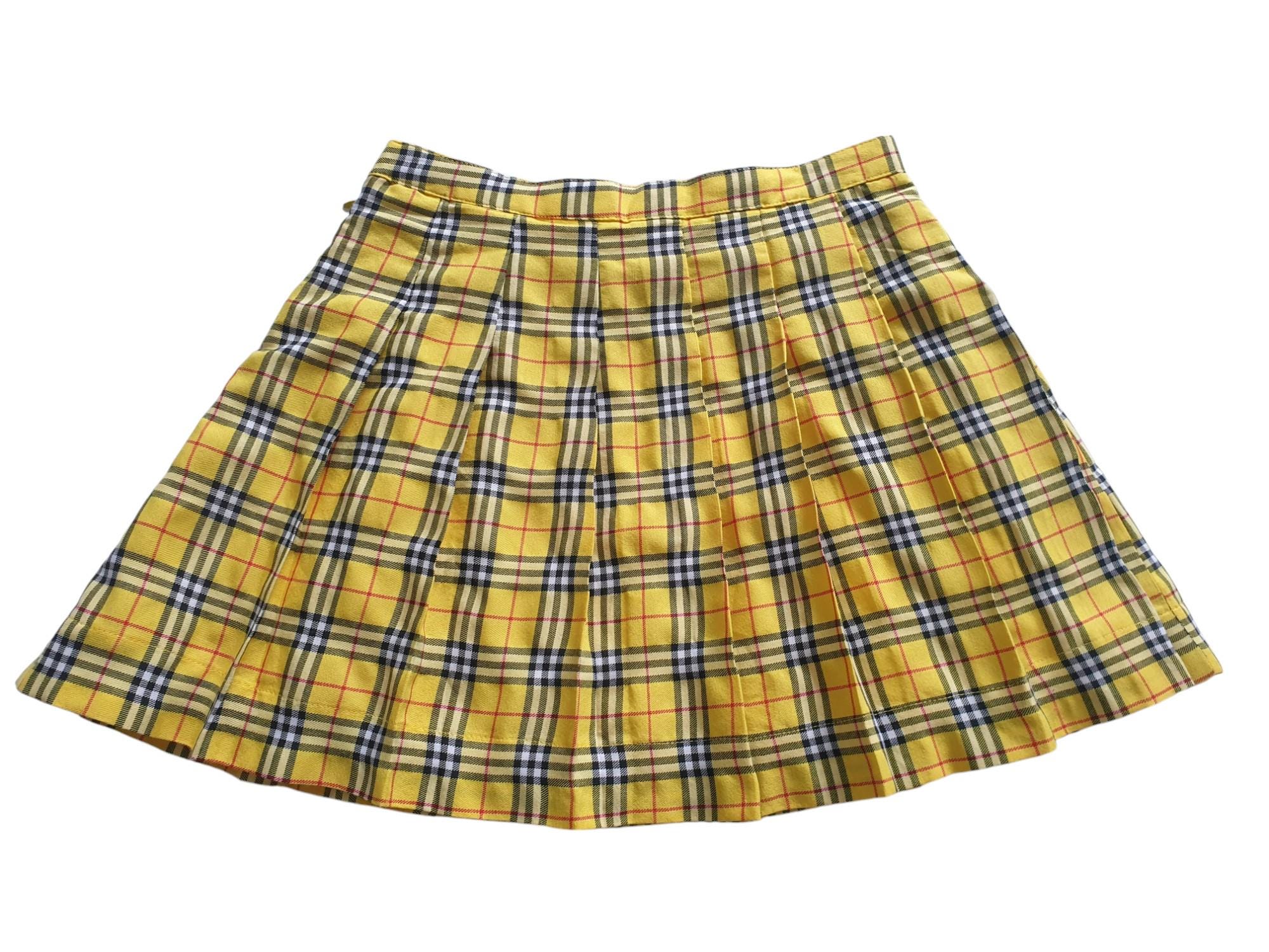 Yellow Plaid Skirt and Blazer UK