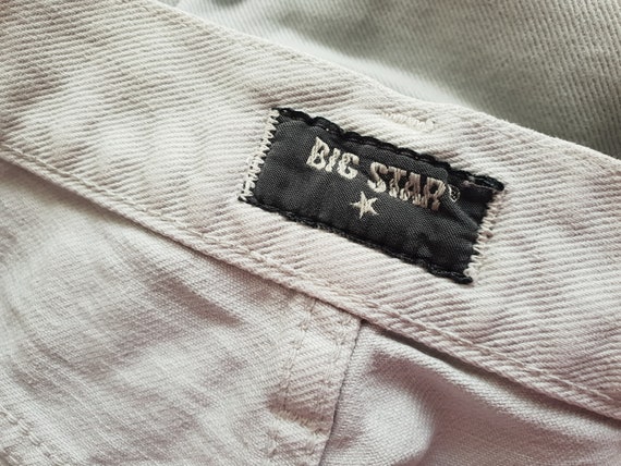 Vintage BIG STAR Jeans Light Gray Denim Pants But… - image 7