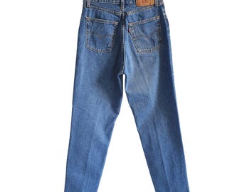 Jaren 90 vintage Levis 901 jeans hoge taille blauwe denim zeldzame Levi's jeansbroek maat W30 L30