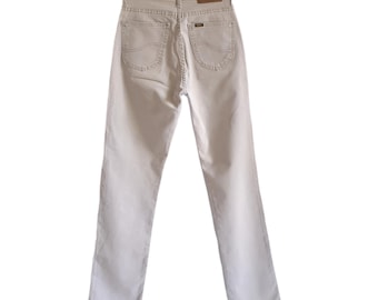 Vintage Lee Jeans  , Beige Denim High Waist Rise Dallas Pants Size XS - S  / 26