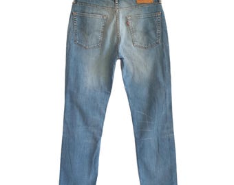 90s Levi's Jeans , blauer Denim Lev's Jean Hose Gr. W31 L32 / 31 x 32