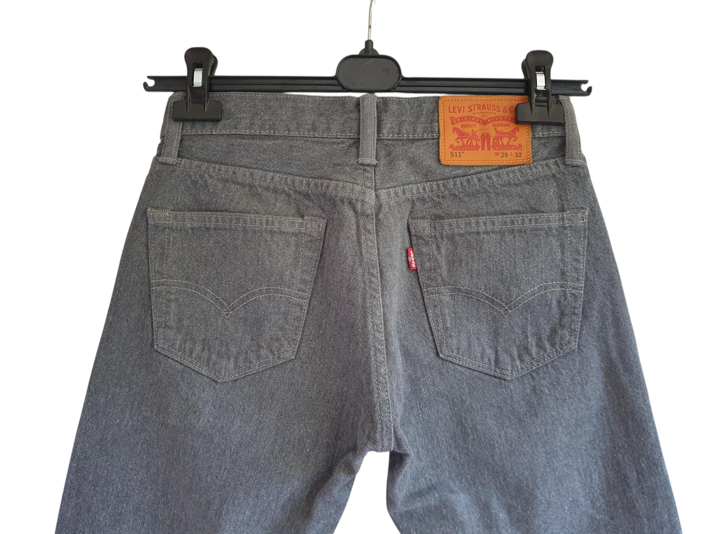ヴィンテージ リーバイス 511 グレー デニム ジーンズ - W29 L32 