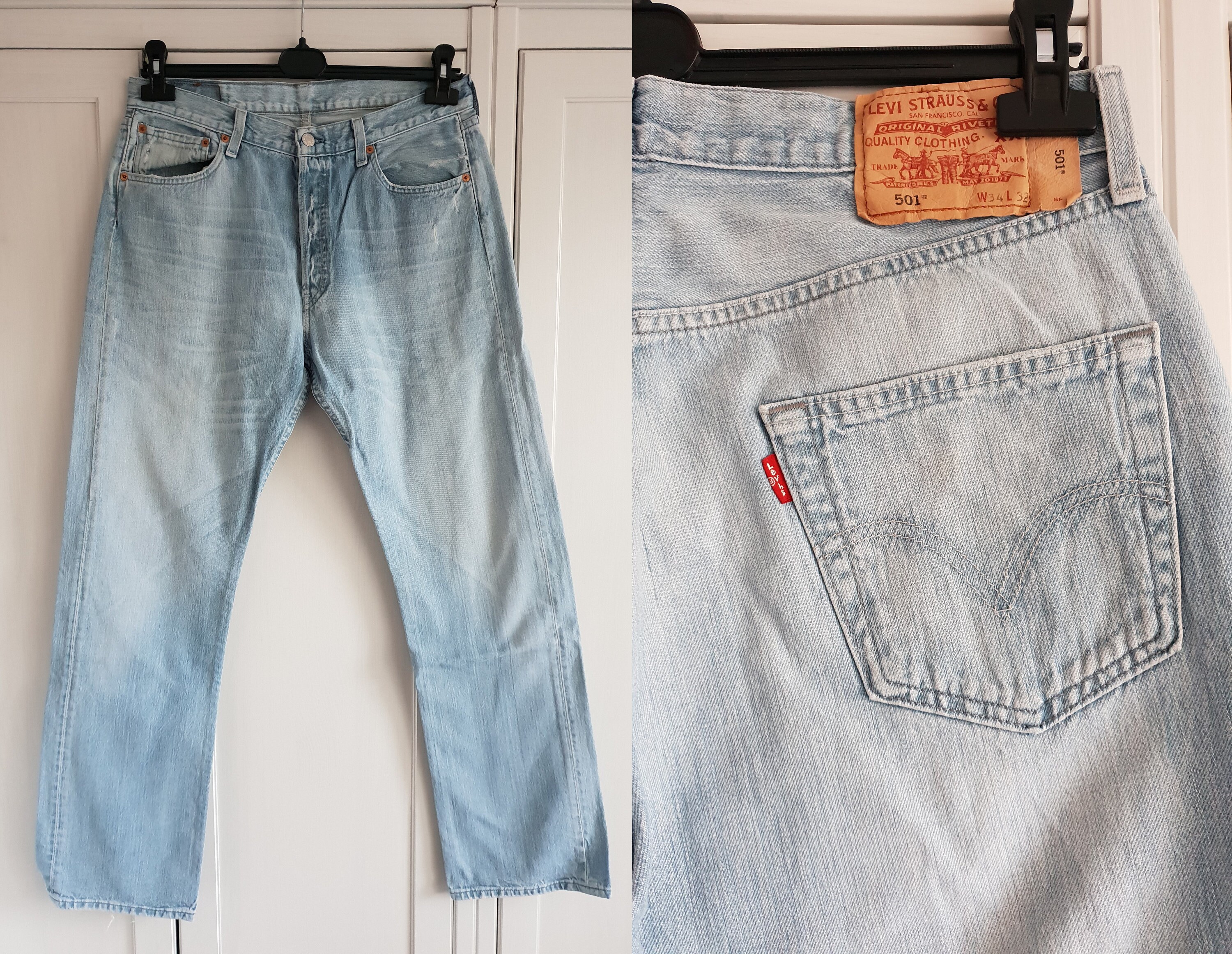 levis 501 w34 l32