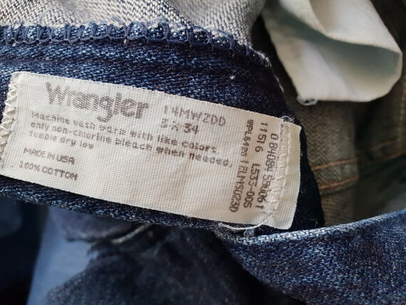 Vintage Wrangler Jeans Blue Denim High 