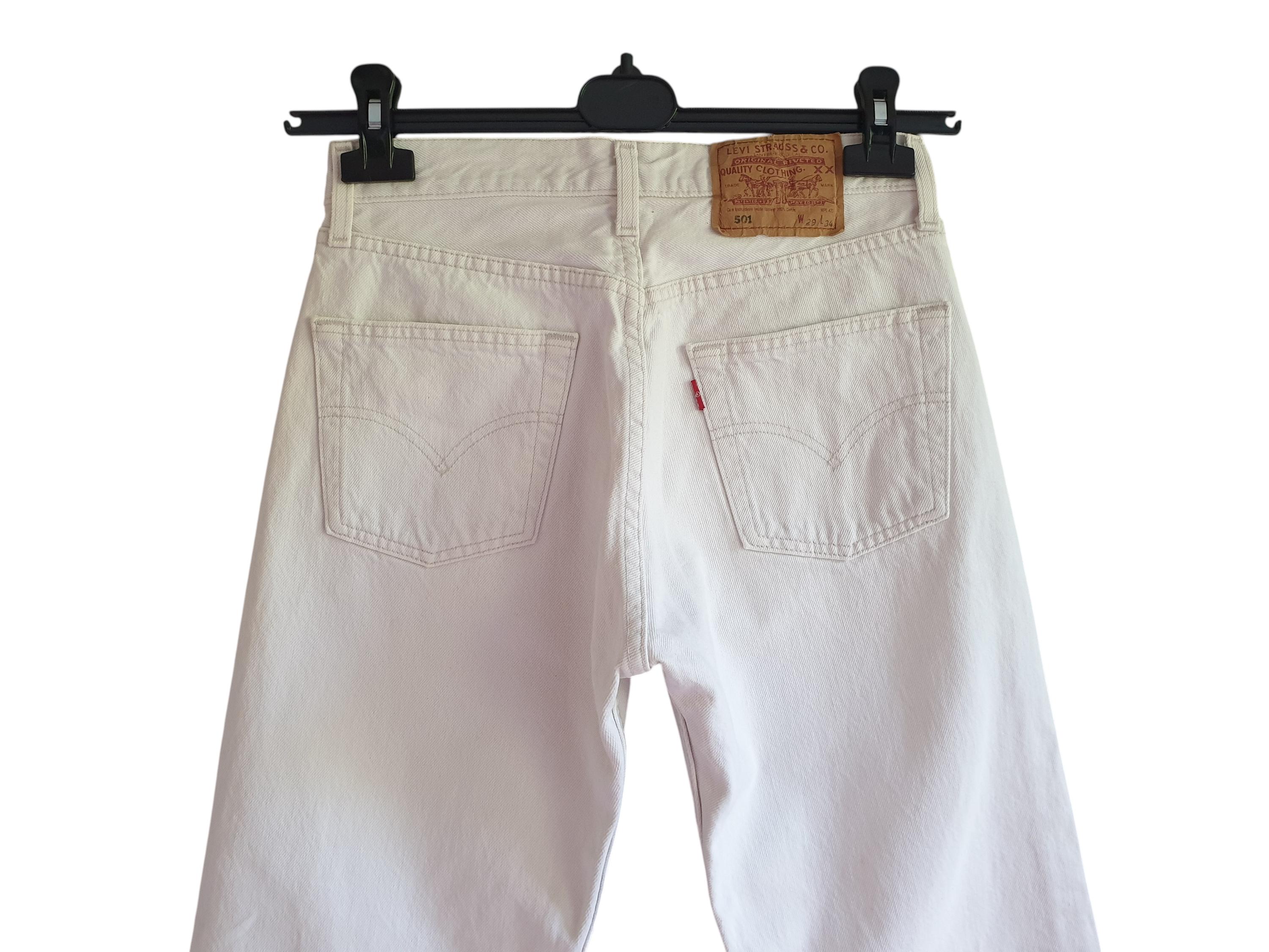 1995 90s USA Levi’s 501 white denim W33 Coated 501® '90s Women's Jeans - White | Levi's® US