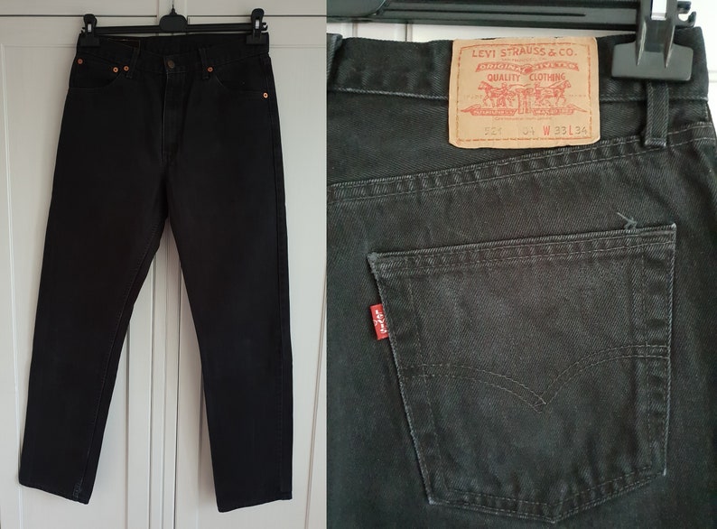 black high waisted levi jeans