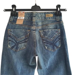 2YK Tommy Hilfiger Jeans , Blue Denim Schlaghose Damen Neue Hose Größe XXS / W25 L30