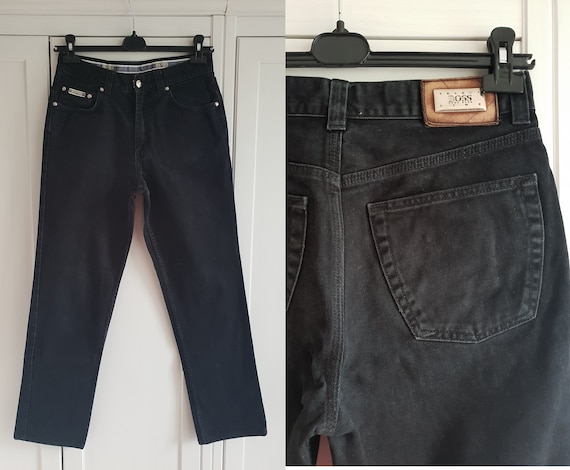 Rød dato Hjemløs Terminal Vintage Hugo Boss Jeans Black Denim Hugo Boss Select Line Men - Etsy UK