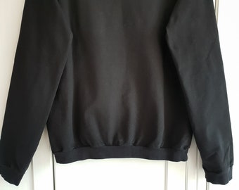 Vintage Adidas Sweatshirt Black Gold 