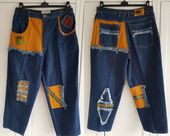 funky denim jeans