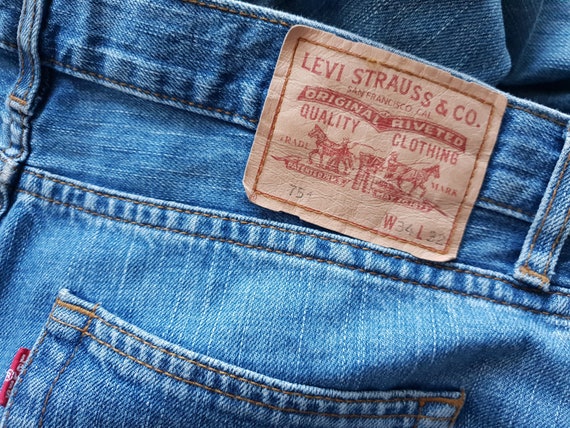 Vintage Levis 751 Jeans Blue Denim Taglia W34 L32 34 x 32 Uomo | Etsy Italia