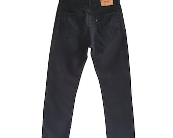 Vintage Levis 752 Jeans Black Denim Levi's Jean Pants Size W32 L32 / 32 x 32