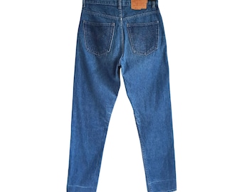 Levi's 501 Jeans aus den 70er Jahren, High Waist, Vintage-Blau, Denim, Größe W29 L32 (USA)