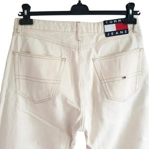 Vintage Tommy Hilfiger Jeans Ecru Jeans Hose Größe W32 L30