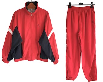 HEAD Vintage 90s Tracksuit Windbreaker Jacket and Pants Oldschool Sportwear Head Activewear Size L