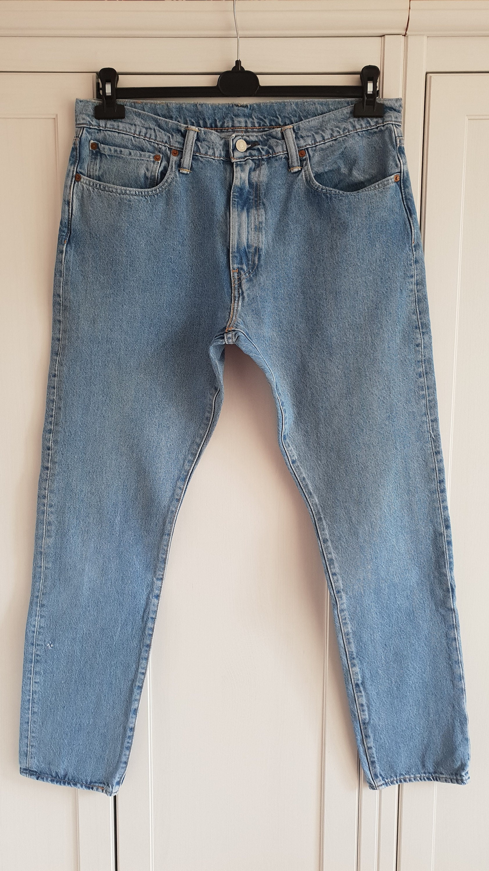 Vintage Levis 512 Jeans Blue Denim Men Women Levi's Size W36
