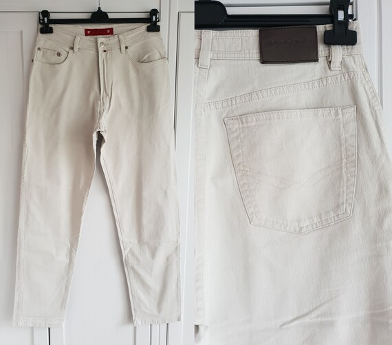 Lol Op maat geschenk Vintage Pierre Cardin Jeans Beige Pants Men Women Size W32 W33 - Etsy