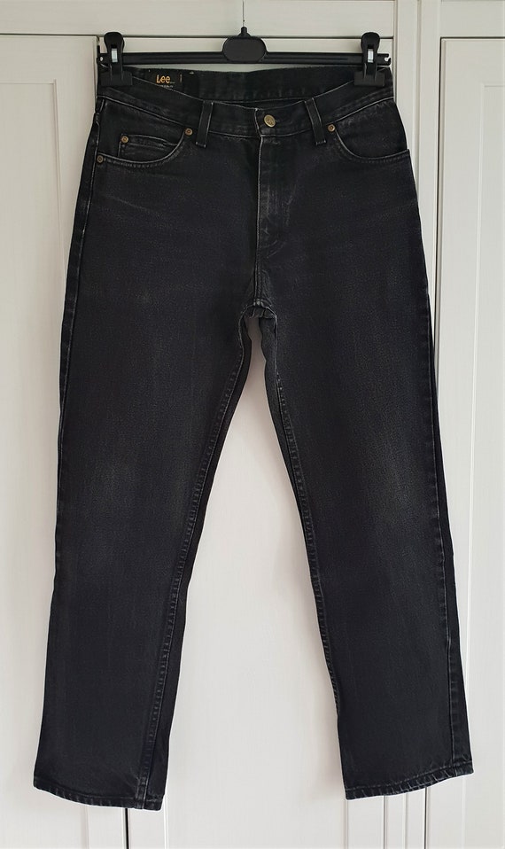Vintage Lee Jeans Brooklyn Black Denim Men Women Size W32 L32 - Etsy Canada