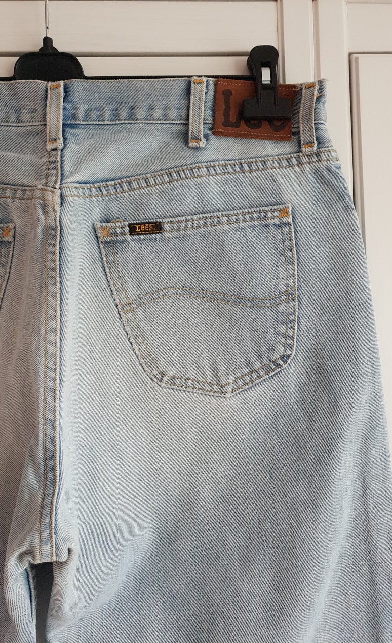Vintage Lee Brooklyn Jeans Light Blue Denim Oldschool Pants Etsy