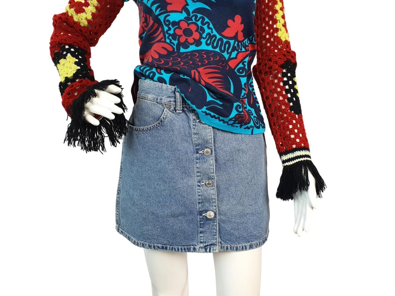 Benetton blue family - Etsy 日本