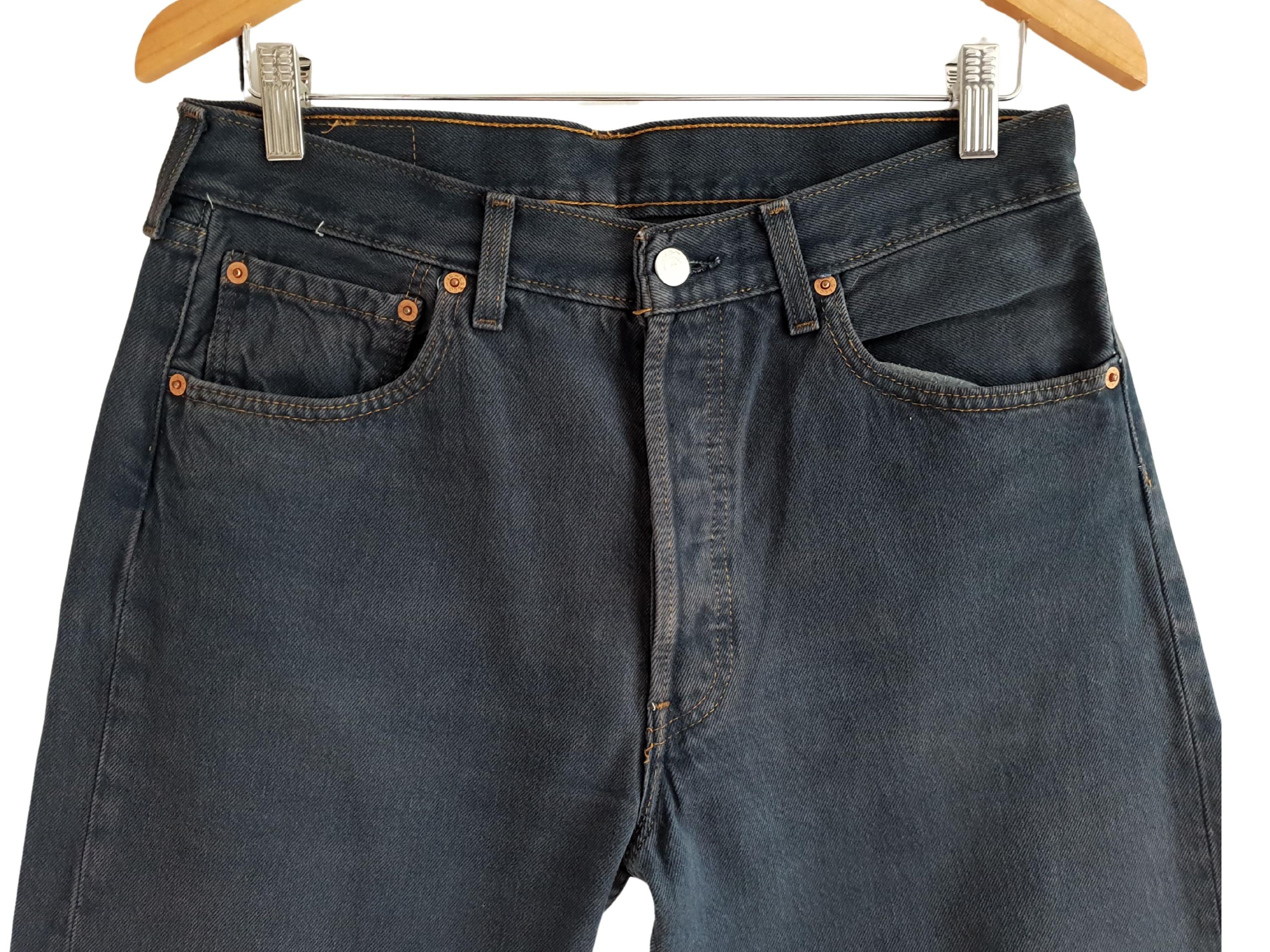 メ*カ様 【W33×L32】Levi's 501 made in USA 90s 90s Levis 501 Jeans Navy Blue Denim Levi's Jeans Size W33