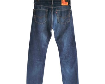 Vintage Levis 101 Jeans Blue Denim Men Women Size W31 L32