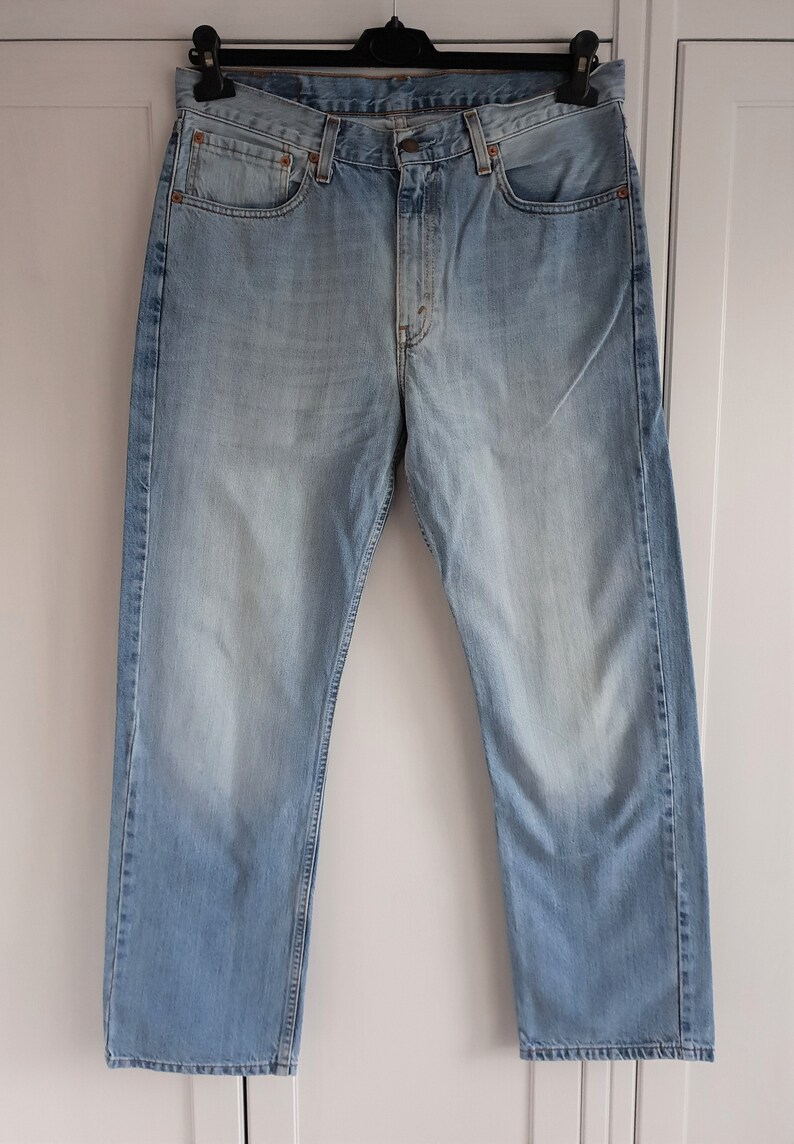 Vintage Levis 751 Jeans Light Blue Denim Men Women Size W34 | Etsy