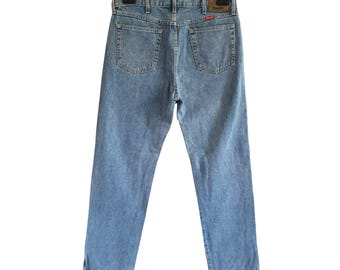 90's Wrangler Blue Denim Jeans Men Women Size W34 L32