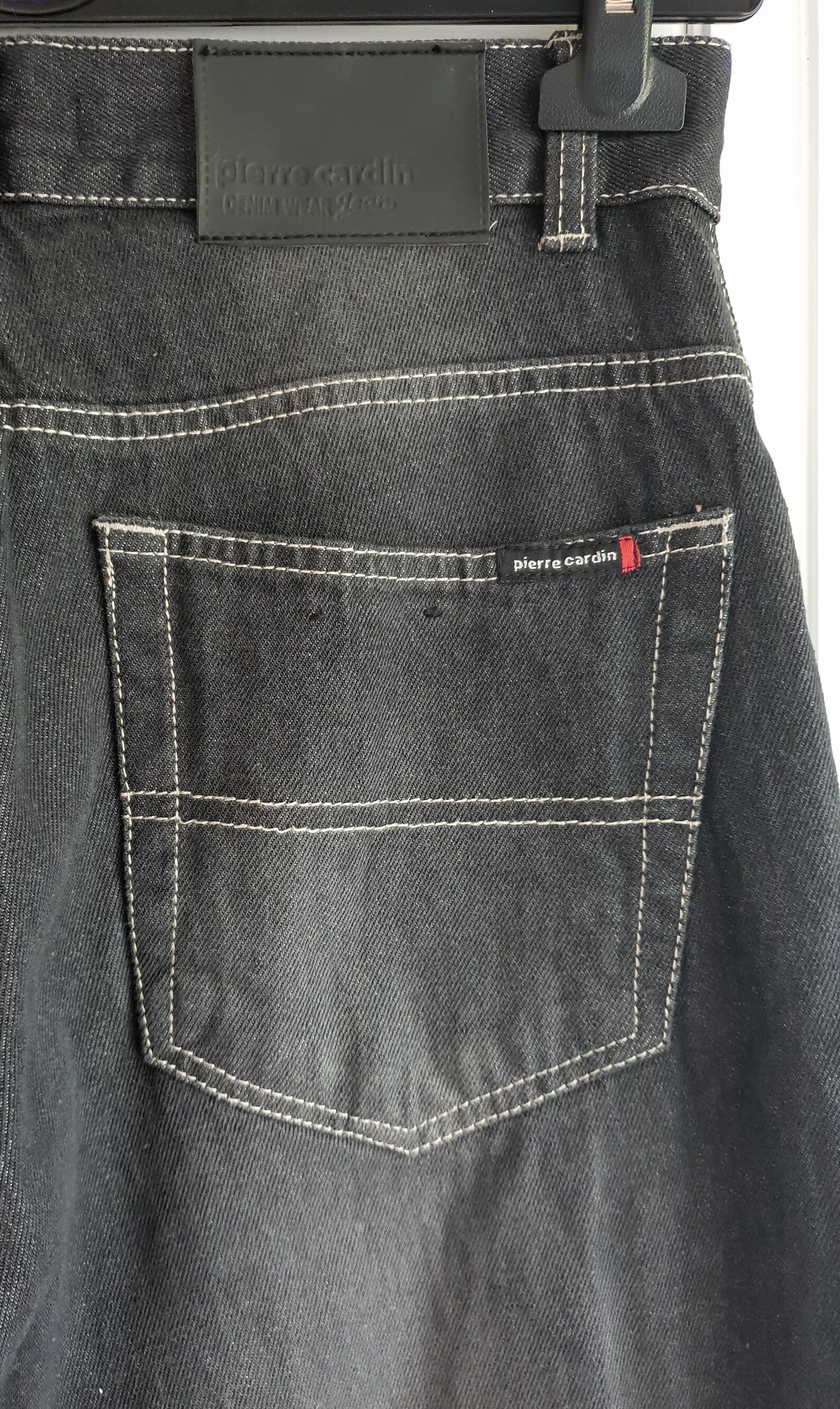 Vintage Jeans Pierre Cardin Black Denim Jeans Pants Men Women | Etsy