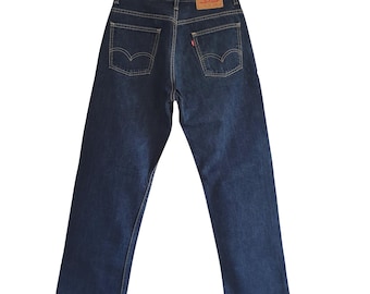 Vintage Levis 504 Jeans: Blue Denim, Straight Leg, W31/32 L32 - Etsy