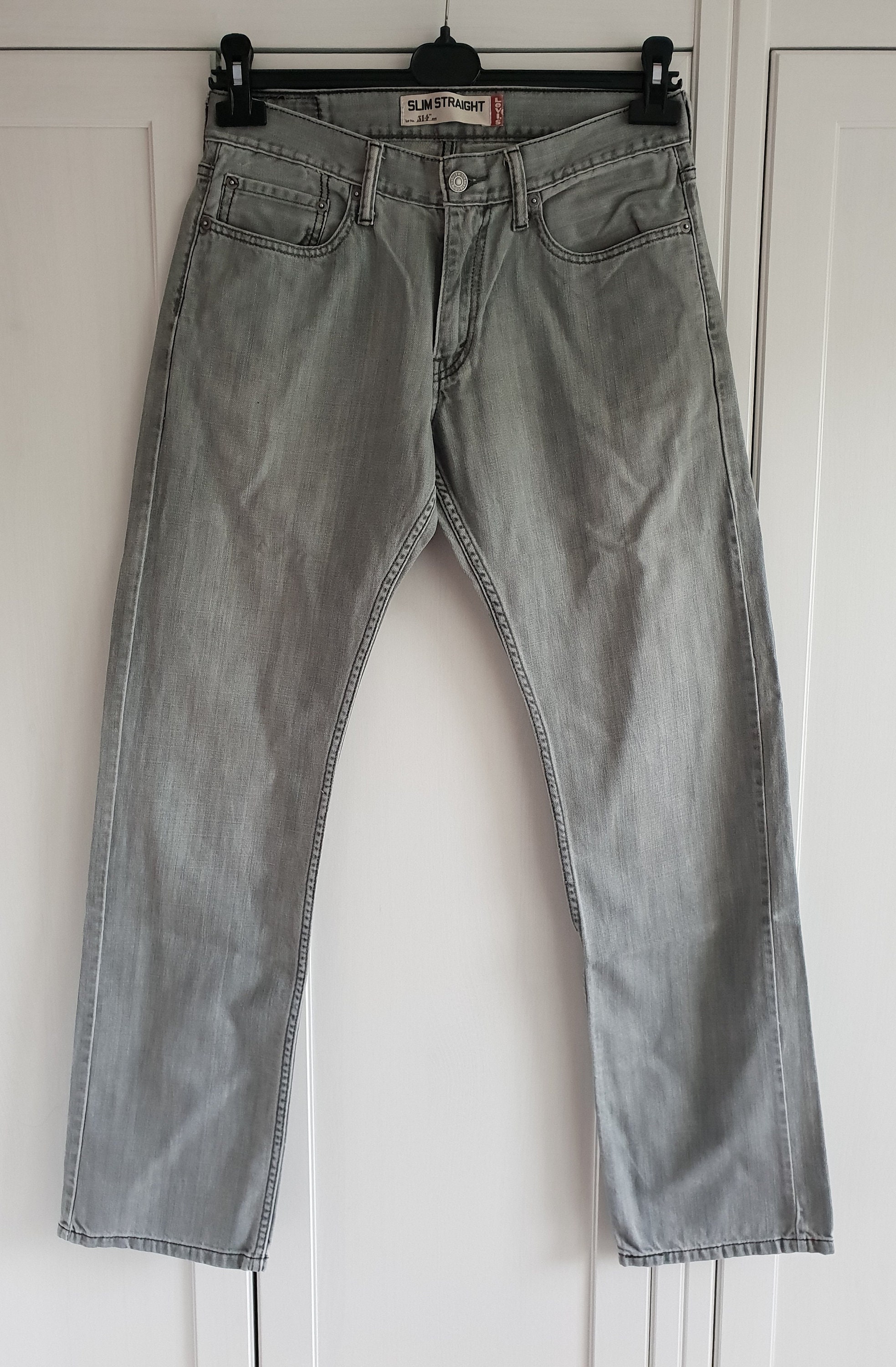 Vintage Levis 514 Jeans Gray Denim Men Women Size W32 L34 32 X - Etsy