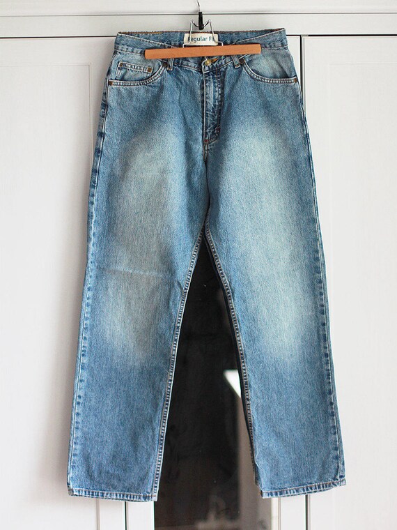 Vintage Blue Jeans by Cherokee High Waisted Denim Women - Etsy