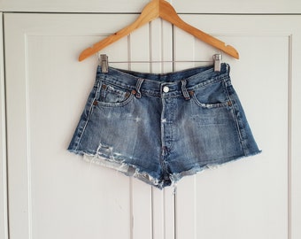 Ripped Levi Shorts - Etsy UK